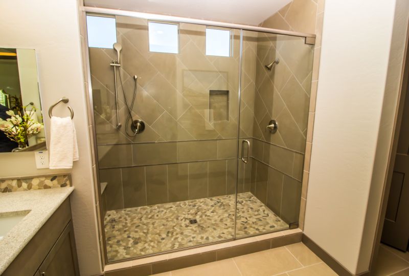 Walk-in Shower with Glass